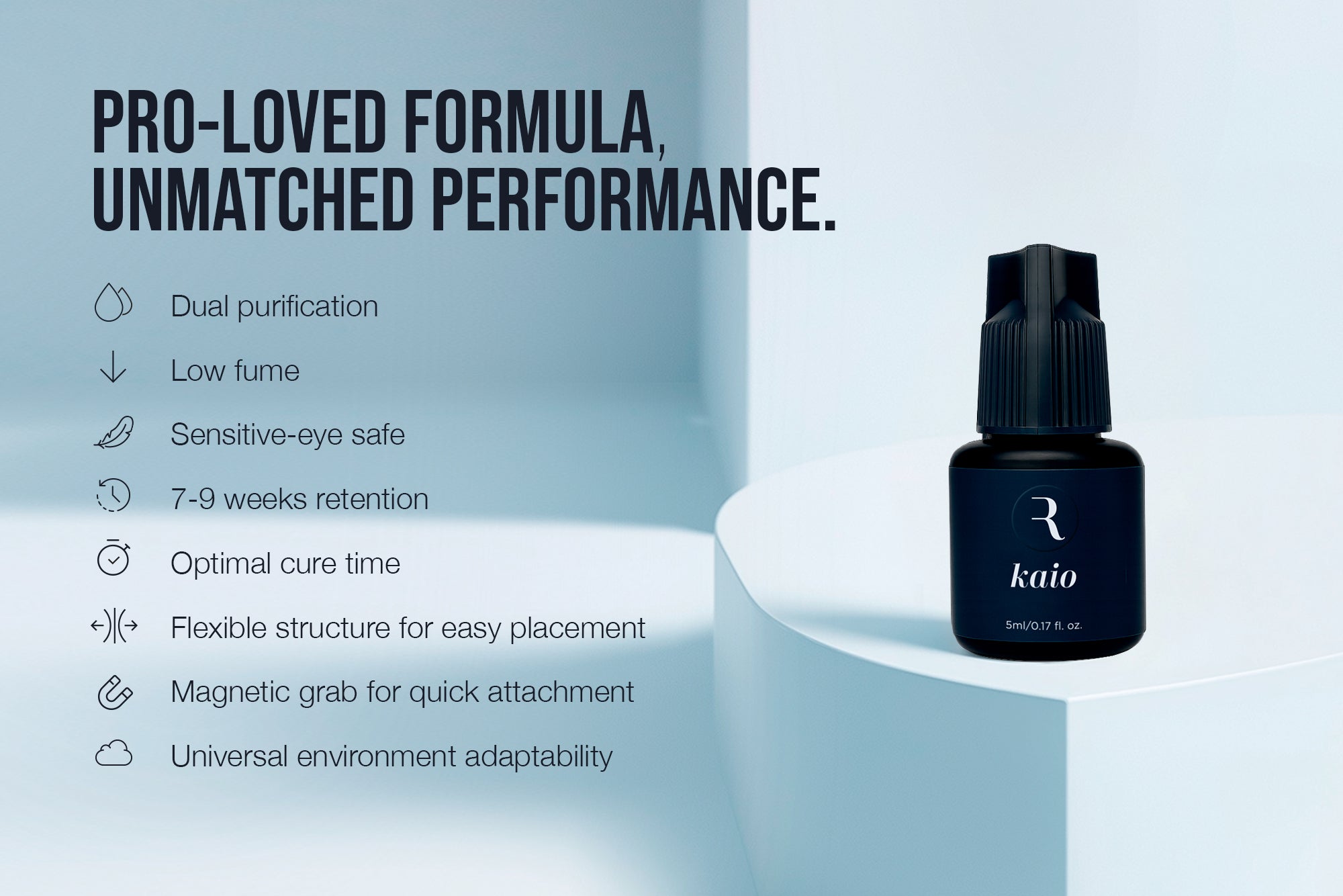 Kaio Black Adhesive