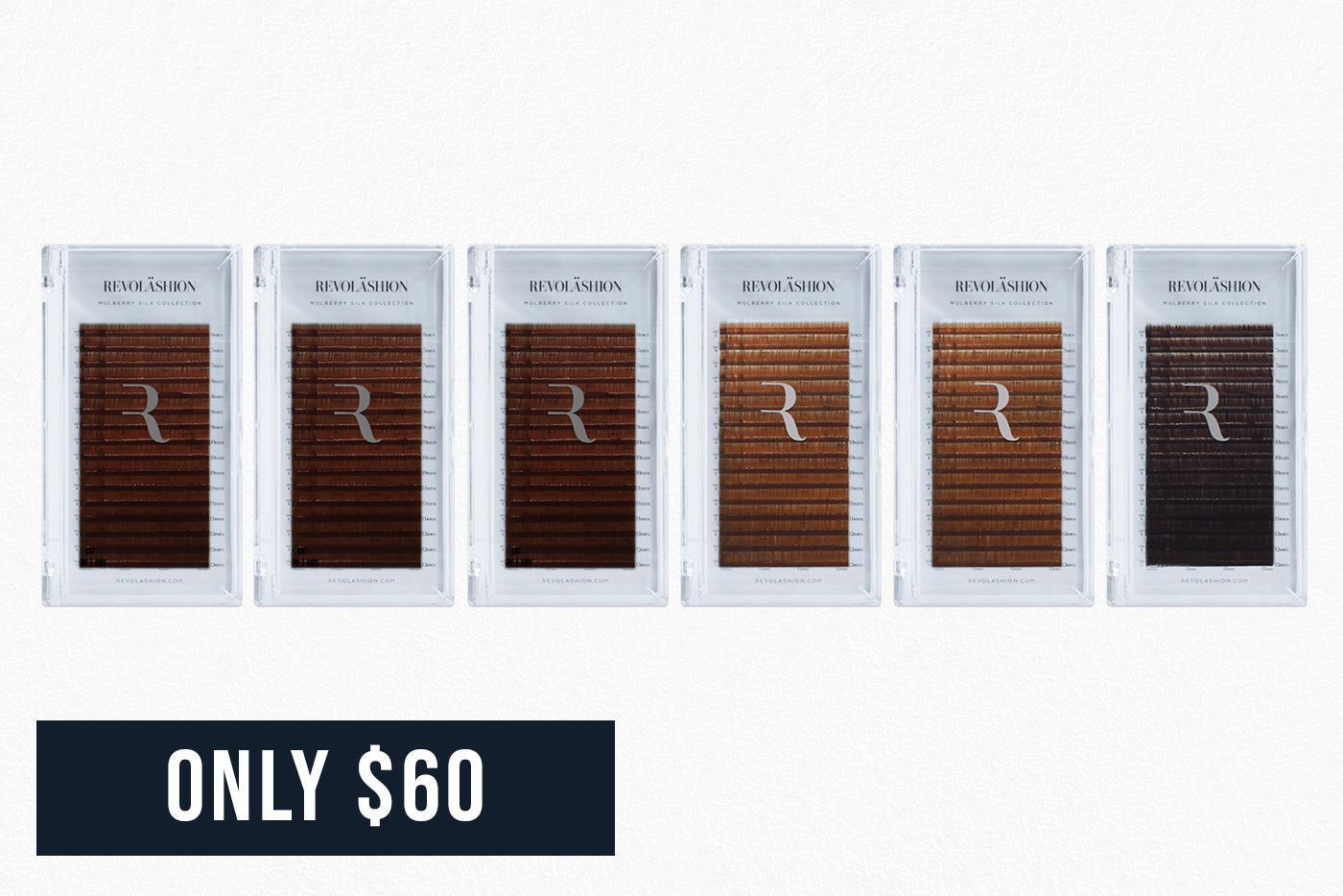 Blonde, Light Brown, Brown | Volume Mixed Trays, 6 Trays