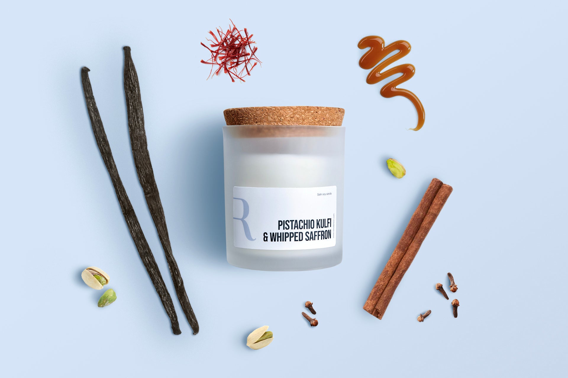 Limited Edition Revo Candle | Pistachio Kulfi & Whipped Saffron